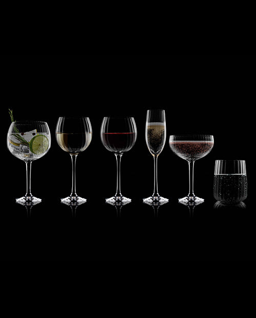 Set de 2 pahare pentru cocktail, 300 ml, sticla, colectia Optic - SIMONA'S COOKSHOP - Image 1