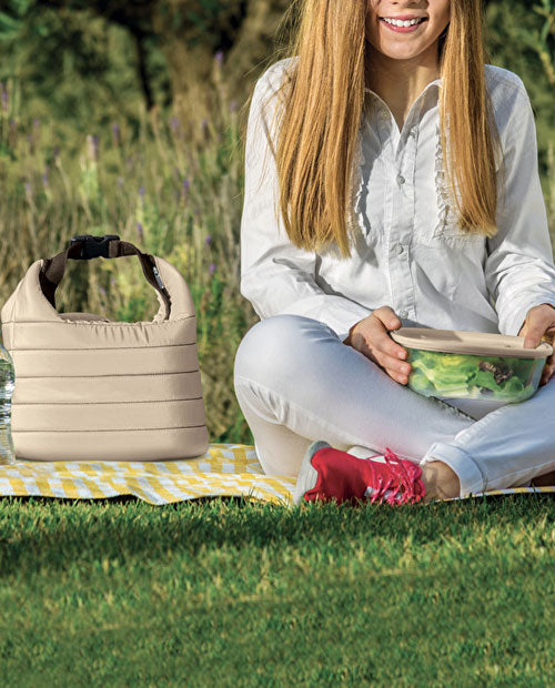 Geanta izoterma cu caserola inclusa, crem, colectia On the Go - GUZZINI - Image 3