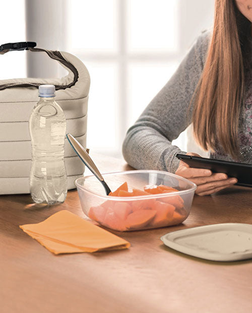 Geanta izoterma cu caserola inclusa, crem, colectia On the Go - GUZZINI - Image 1