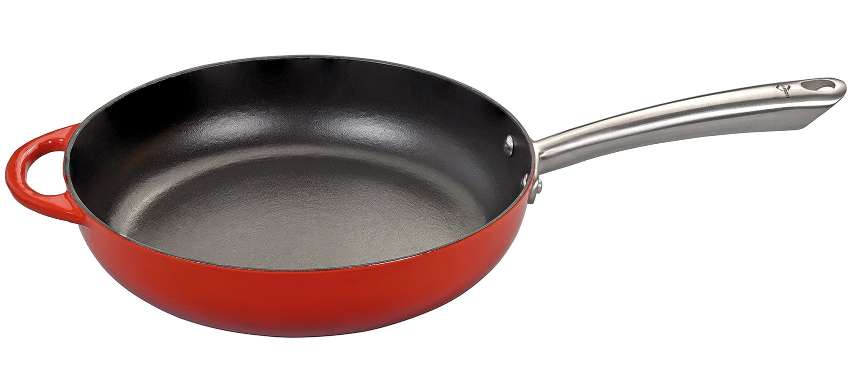 Tigaie inalta din fonta, 28 cm, rosie, colectia Provence - KUCHENPROFI