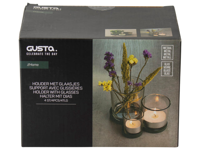 Set 3 recipiente din sticla si suport metalic - SIMONA'S COOKSHOP - Image 5