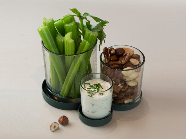 Set 3 recipiente din sticla si suport metalic - SIMONA'S COOKSHOP - Image 1