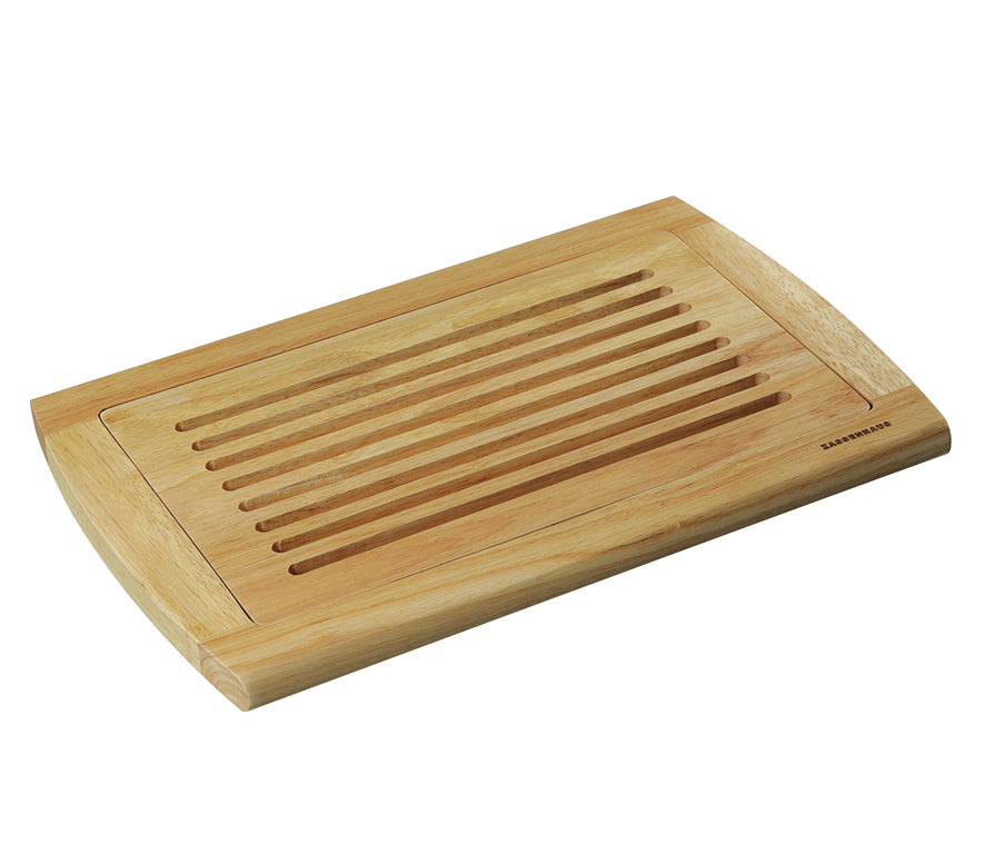 Blat pentru paine, lemn din arbore de cauciuc, 42x28 cm - ZASSENHAUS
