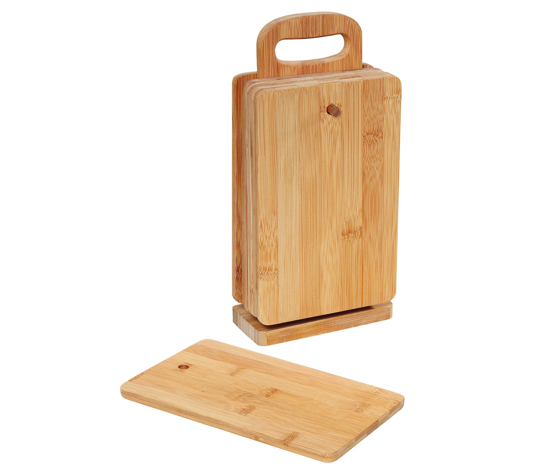 Set 6 mini tocatoare din lemn, cu suport - Zassenhaus