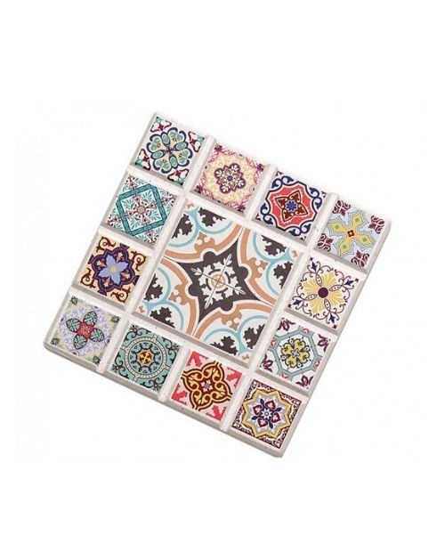 Suport ceramic pentru pahare, multicolor, 11 cm, Marrakesch - ZASSENHAUS - Image 1