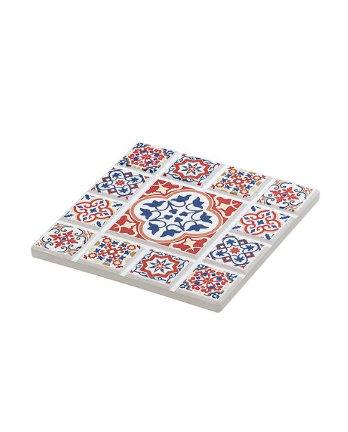 Suport ceramic pentru pahare, rosu, 11 cm, Marrakesch - ZASSENHAUS