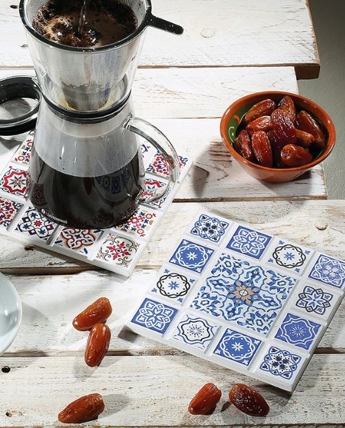 Suport ceramic albastru, 16 cm, Agadir - ZASSENHAUS - Image 1