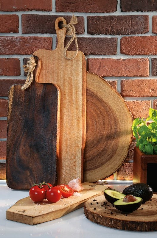 Tocator cu maner, lemn de acacia, 46x19 cm - ZASSENHAUS - Image 1