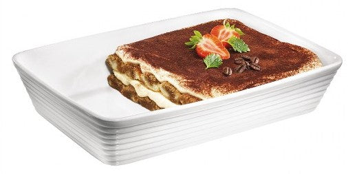 Tava dreptunghiulara, portelan, 20x12 cm, colectia Burgund - KUCHENPROFI - Image 1