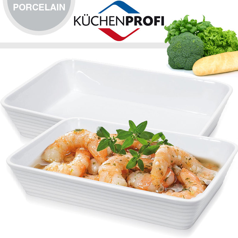 Tava dreptunghiulara pentru cuptor, portelan, 30x21cm, colectia Burgund - KUCHENPROFI - Image 1