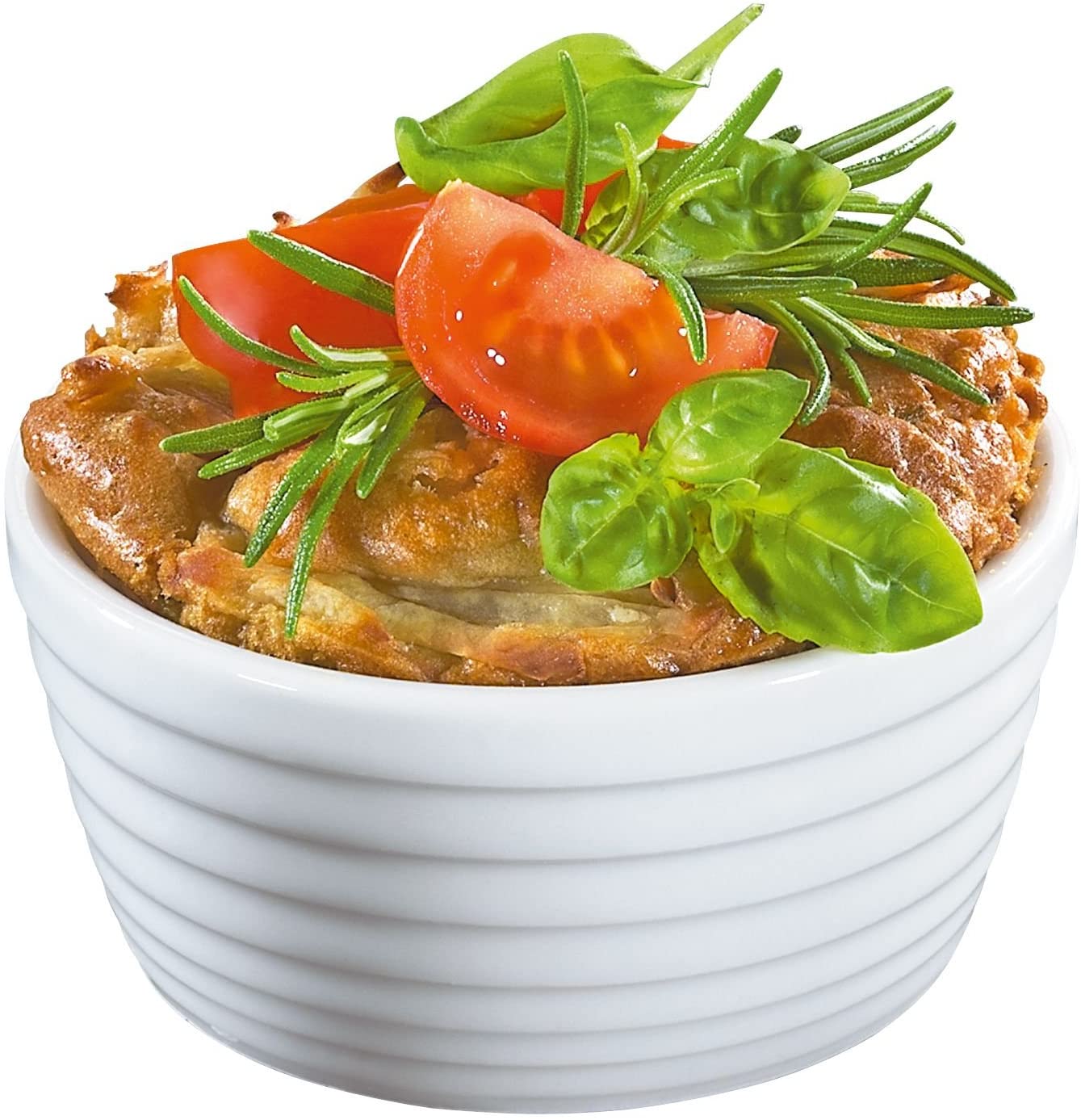Bol ramekin Ragout, dungi orizontale, 11 cm, colectia Burgund - KUCHENPROFI - Image 1