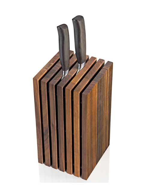Bloc vertical pentru cutite, din lemn de nuc - ZASSENHAUS - Image 2