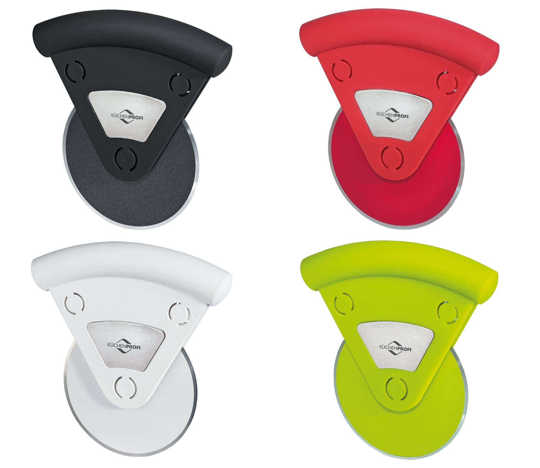 Cutit rotativ pentru pizza, diverse culori, inox - KUCHENPROFI - Image 5