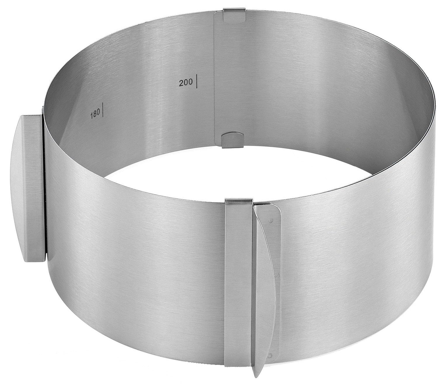 Inel rotund, ajustabil, pentru prajituri - KUCHENPROFI