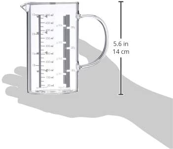 Cana gradata de masurare, sticla borosilicat, 500 ml, KUCHENPROFI - Image 4