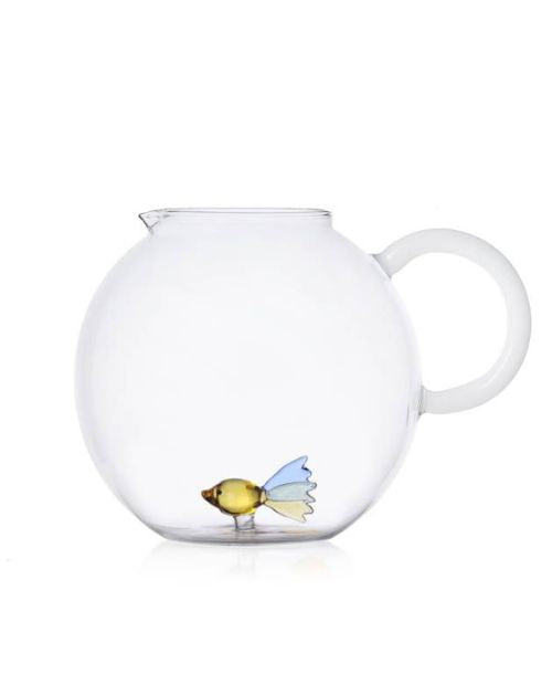 Carafa din sticla, peste, 16.5 cm, Animal Farm - designer Alessandra Baldereschi - ICHENDORF