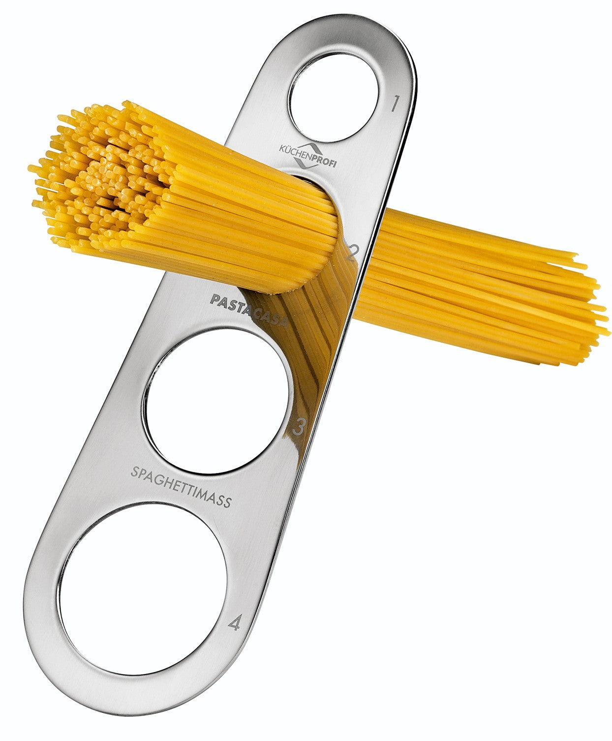 Masura pentru spaghetti, 1-4 portii, inox, colectia Pastacasa - KUCHENPROFI - Image 1