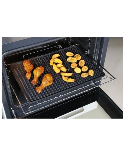 Covoras din silicon pentru cuptor, 40 x 30 cm, negru, Pyramid - KUCHENPROFI - Image 1