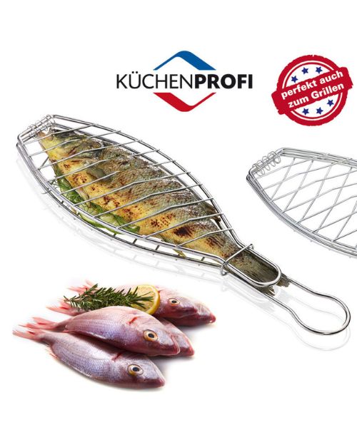 Cleste pentru peste la gratar, 29 cm, Easy BBQ - KUCHENPROFI - Image 1