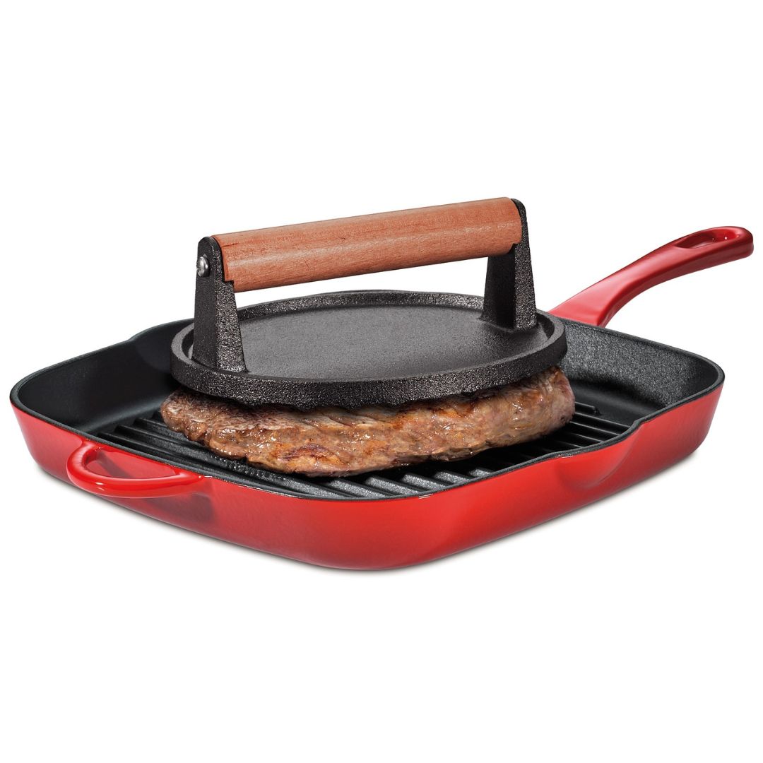 Presa din fonta pentru friptura, 1 kg - KUCHENPROFI - Image 1