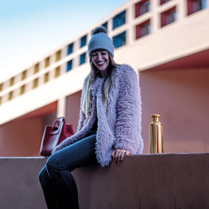 Sticla izoterma din inox, 500 ml, aramiu, colectia On the Go - GUZZINI - Image 1