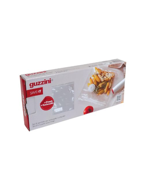Set 6 pungi reutilizabile pentru pastrarea alimentelor in vid, L, Save-It - GUZZINI - Image 3