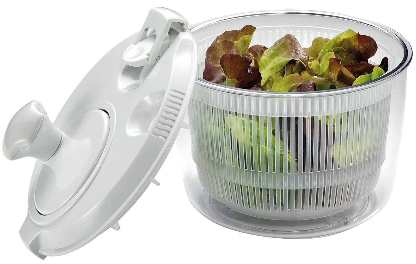 Uscator de salata, 2,5 litri, alb - KUCHENPROFI - Image 1