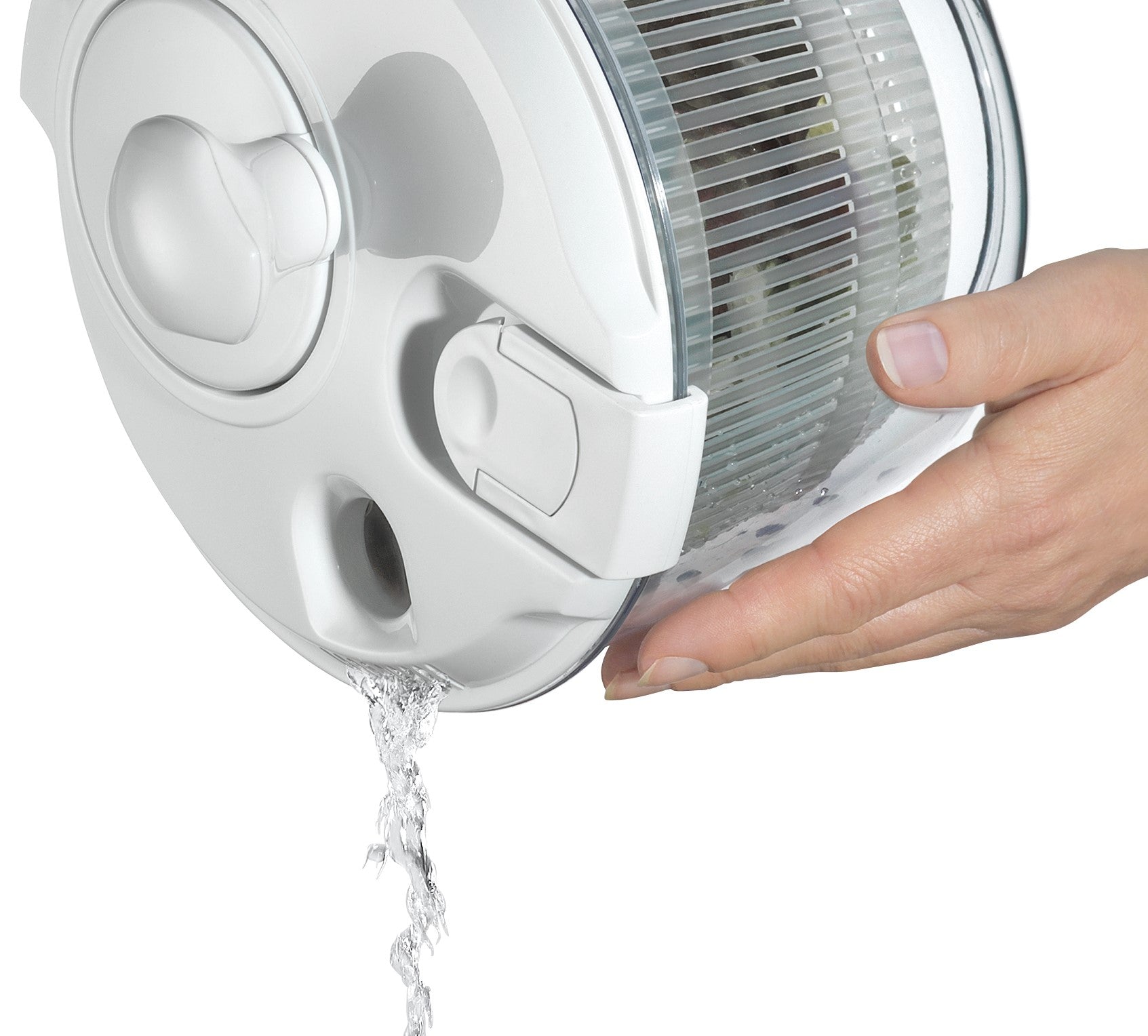 Uscator de salata, 2,5 litri, alb - KUCHENPROFI - Image 2