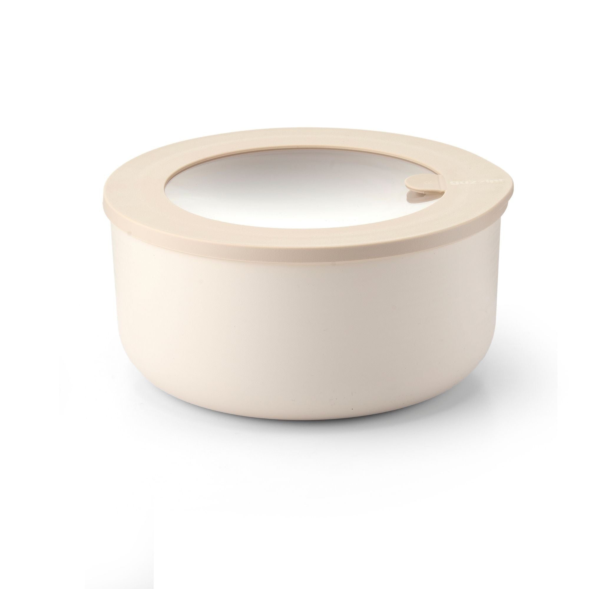Cutie cu capac pentru depozitare, rotund, 1800ml, bej, Store&More Bio – GUZZINI