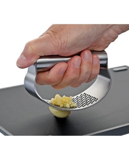 Presa rotunda metalica pentru usturoi, 10.5 cm, Swing - KUCHENPROFI - Image 1