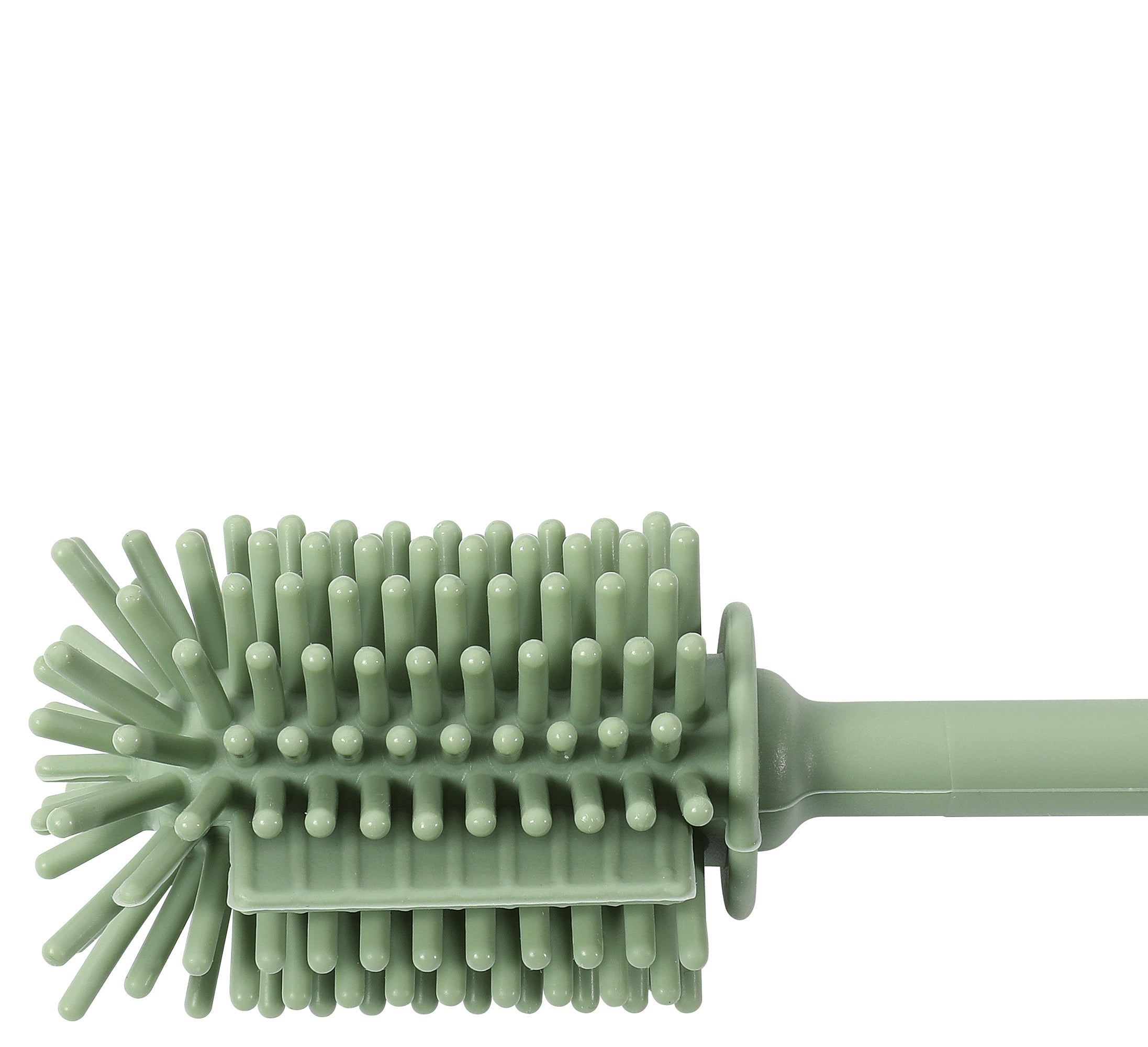 Perie curatare sticle, silicon, 31 cm, verde - KUCHENPROFI