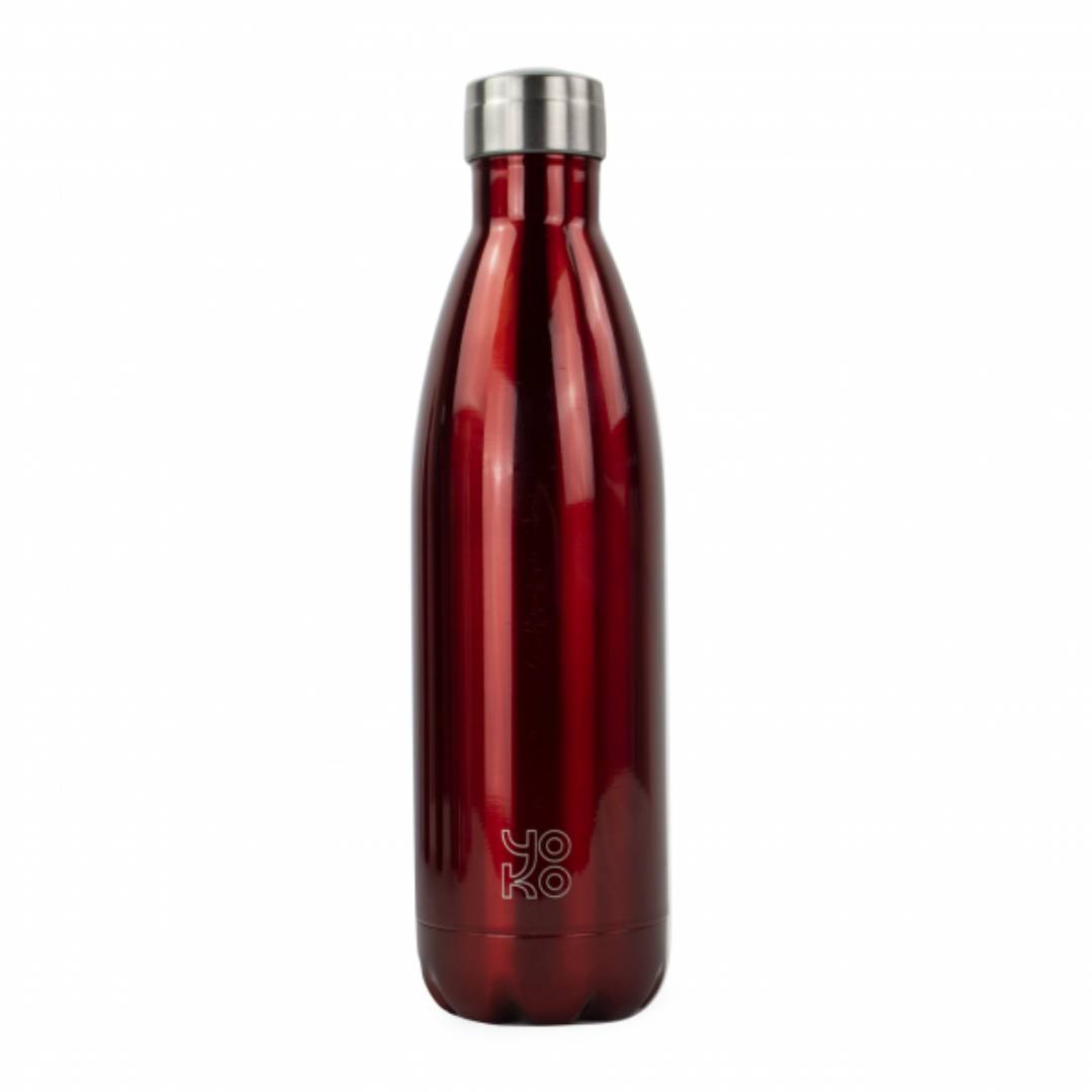 Sticla izoterma, 750 ml, rosu - YOKO DESIGN