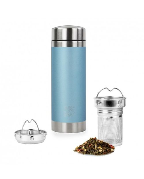 Ceainic izoterm din otel inoxidabil, 350 ml, albastru - YOKO DESIGN