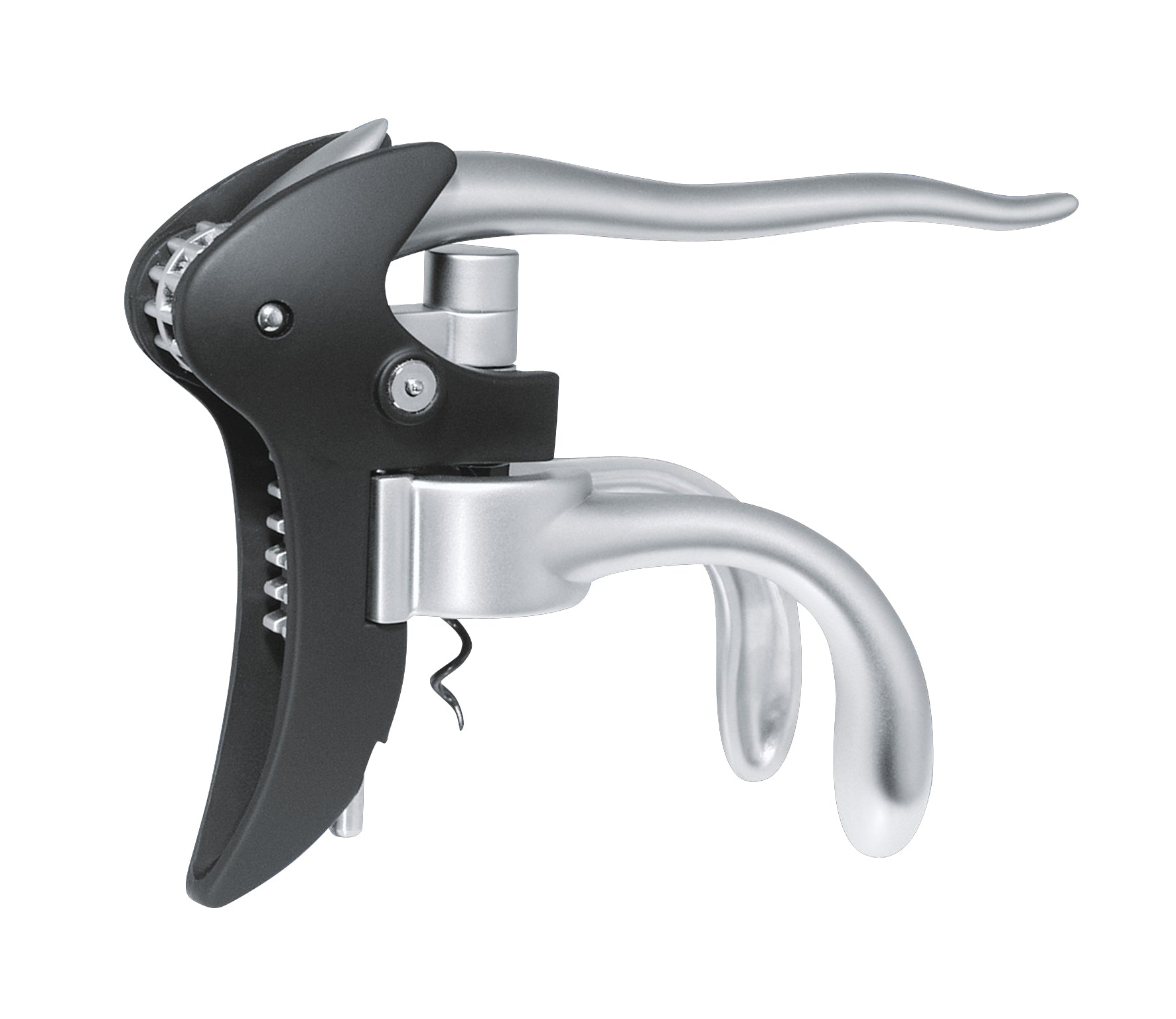 Tirbuson Easy Use din metal placat cu crom, negru, model Vitesse - CILIO