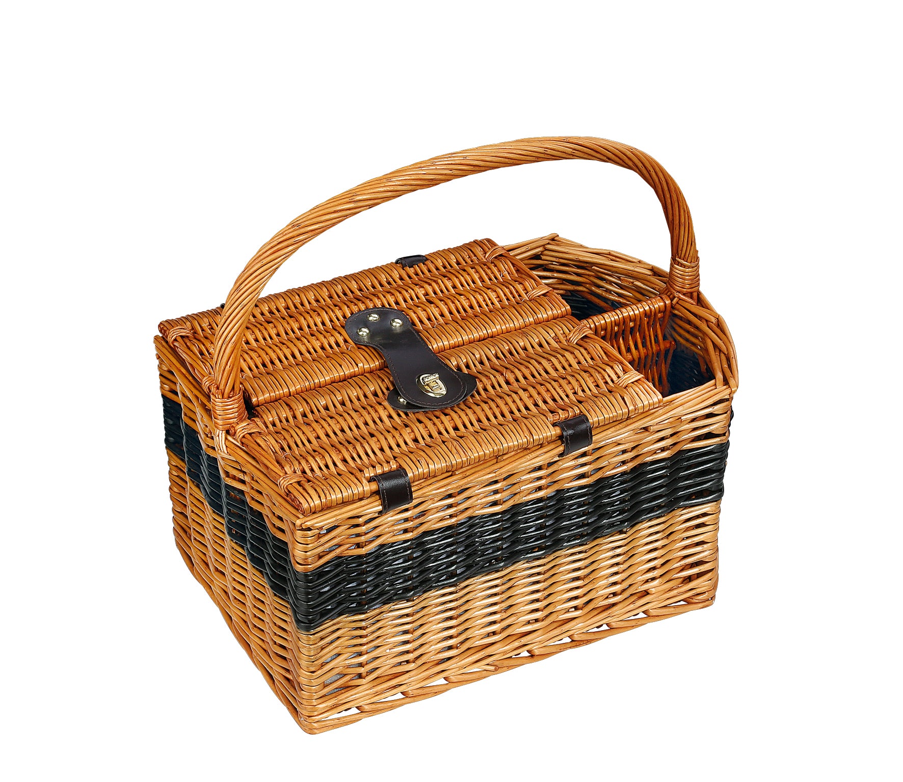 Cos de picnic pentru 2 persoane, salcie impletita, model Cernobbio - CILIO - Image 3