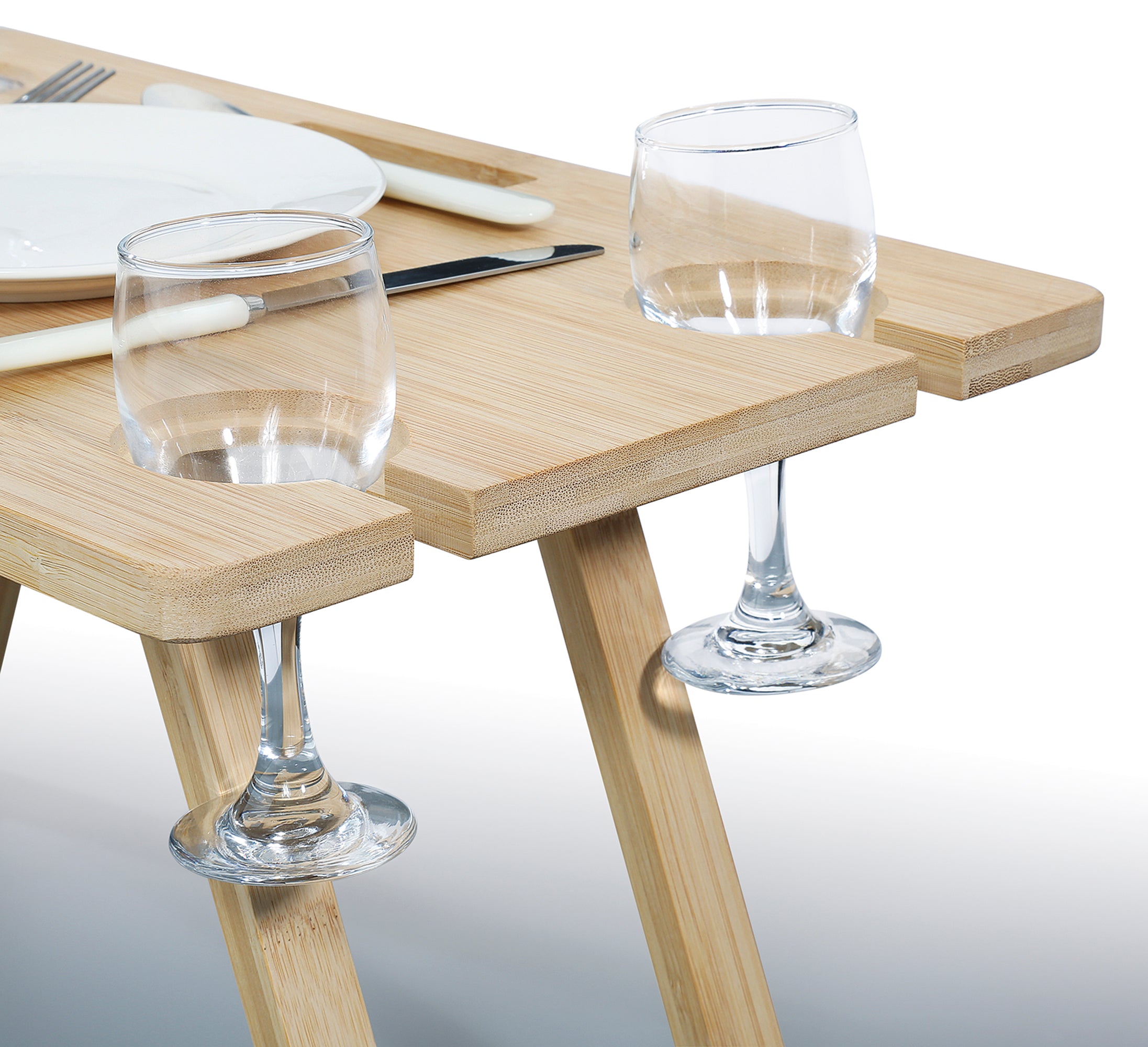 Cos de picnic pentru 4 persoane, salcie impletita, model Ponza - Zassenhaus