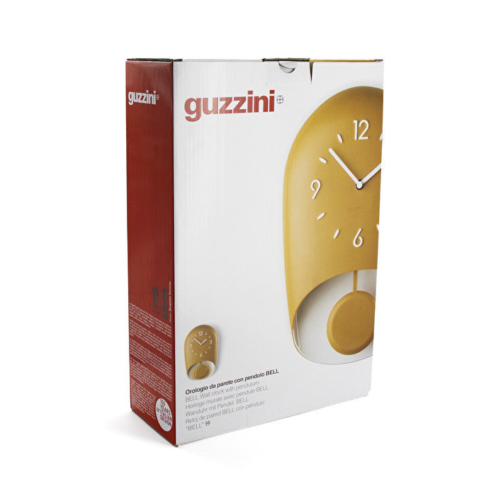 Ceas de perete cu pendula, rosu, colectia Home - GUZZINI - Image 1