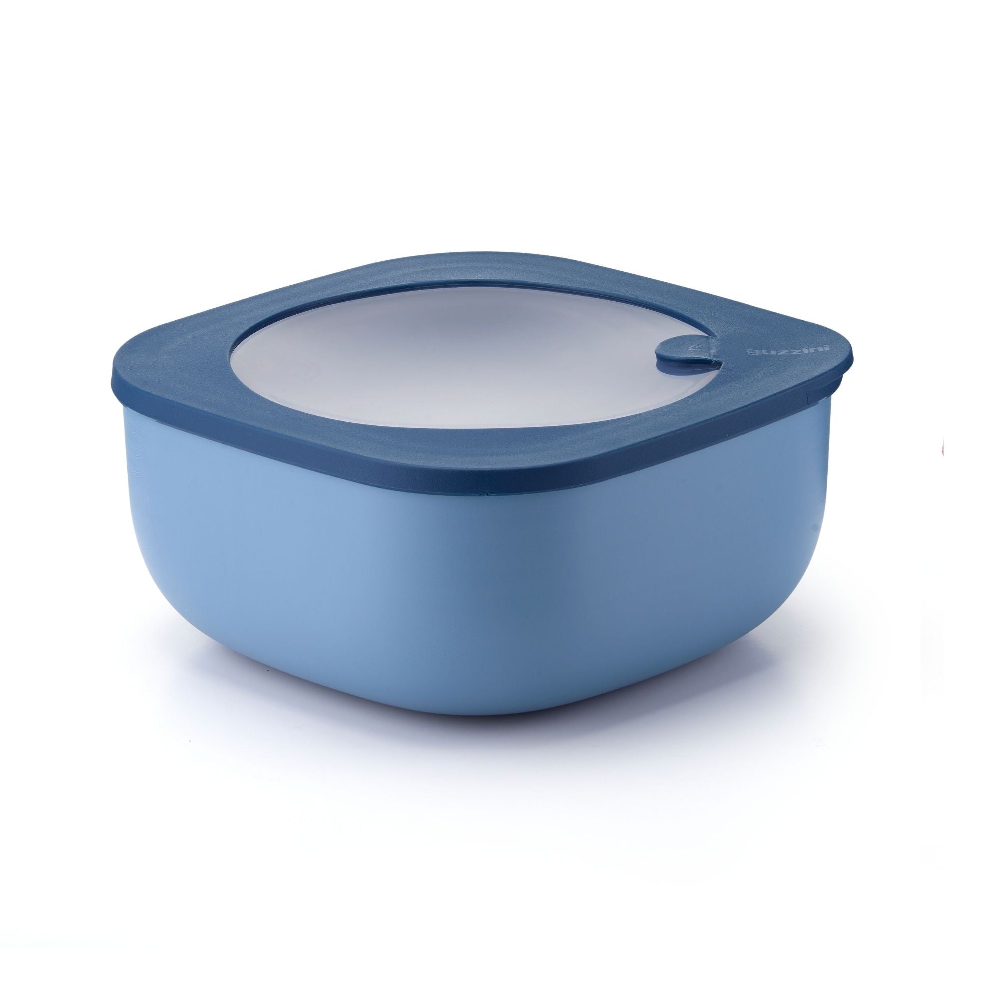 Cutie cu capac pentru depozitare, patrat, 1900 ml, albastru, Store&More Bio – GUZZINI