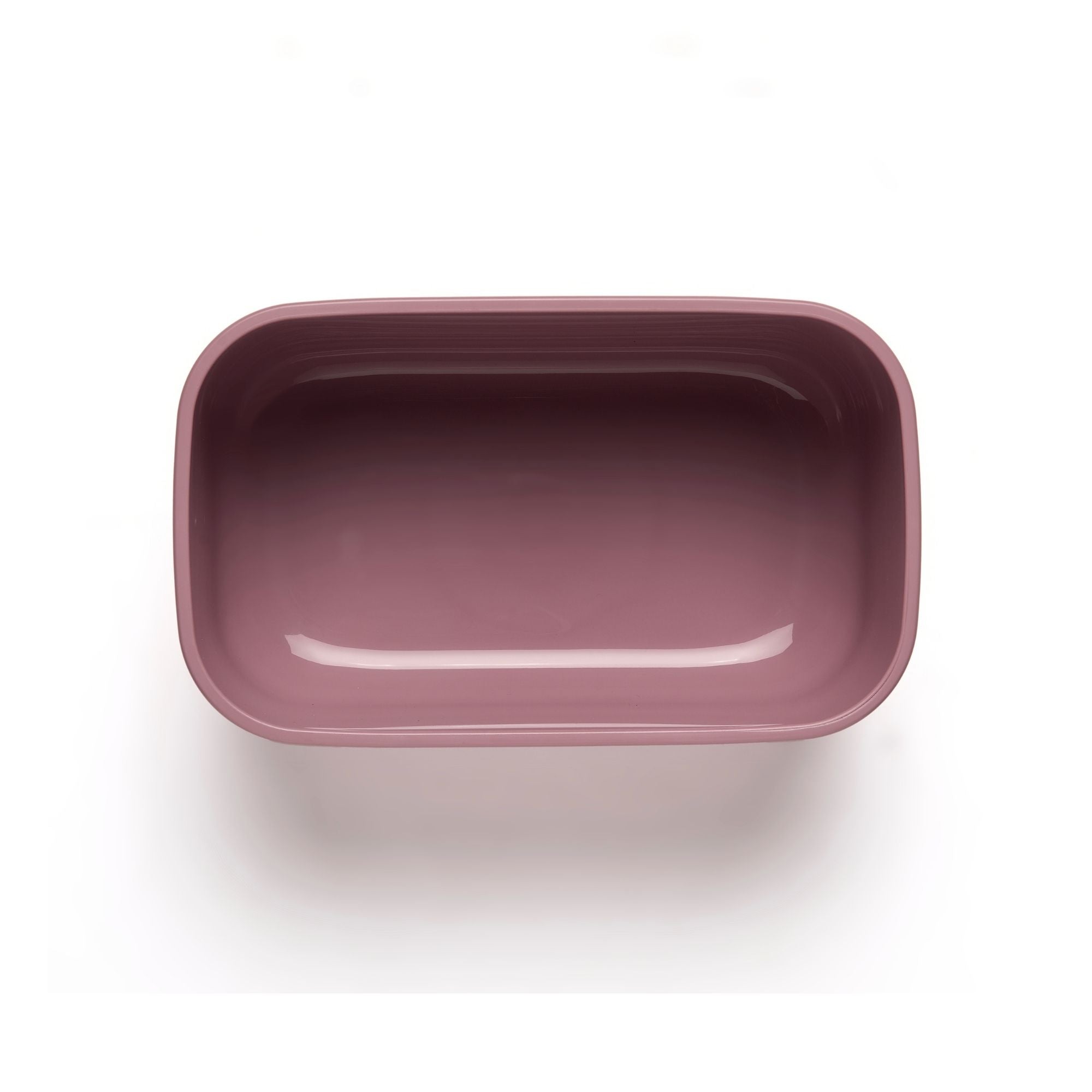 Cutie cu capac pentru depozitare, dreptunghiulara, 900 ml, visiniu, Store&More Bio – GUZZINI