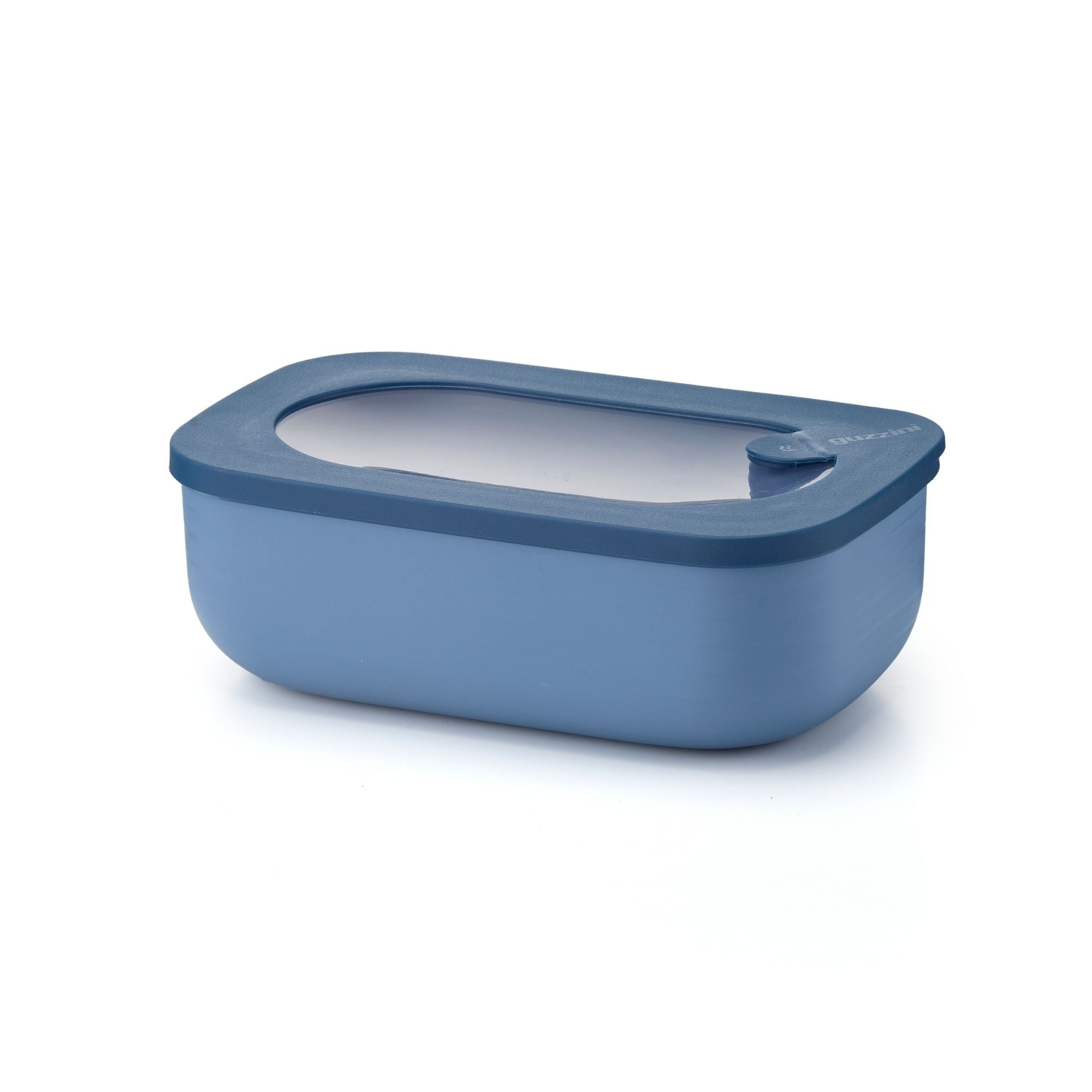 Cutie cu capac pentru depozitare, dreptunghiulara, 900 ml, albastru, Store&More Bio – GUZZINI