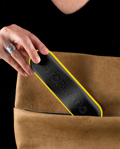 Set de tacamuri cu cutie, galben, colectia Store and Go - GUZZINI - Image 1