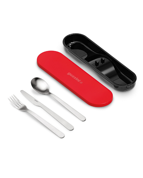 Set de tacamuri cu cutie, rosu, colectia Store and Go - GUZZINI - Image 1