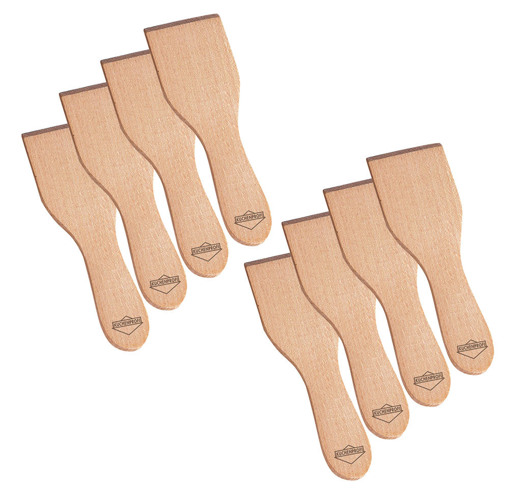 Set de 8 spatule din lemn, pentru raclette - KUCHENPROFI