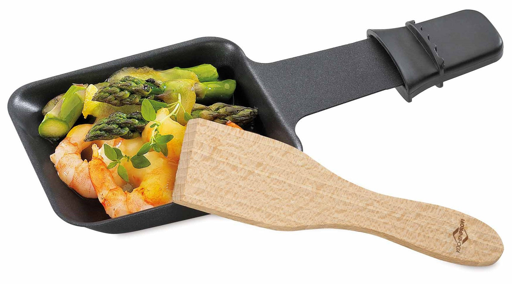 Set de 8 spatule din lemn, pentru raclette - KUCHENPROFI - Image 1