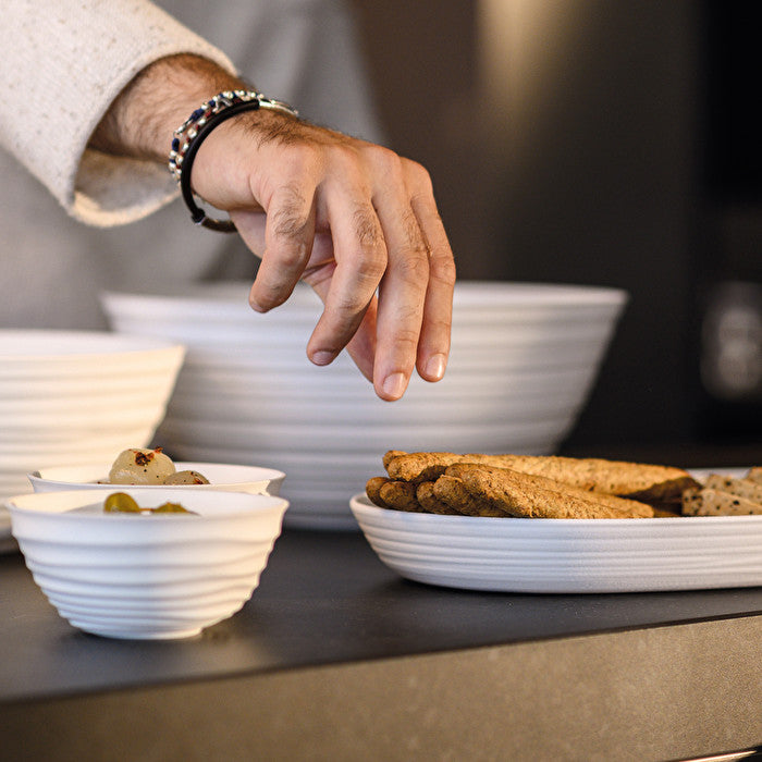 Tava alba pentru servire, colectia Tierra - GUZZINI - Image 2