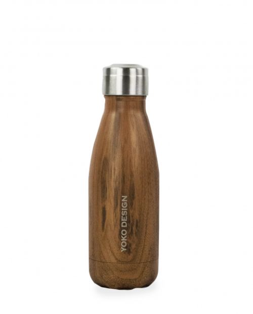 Sticla izoterma, 260 ml, Wood - YOKO DESIGN