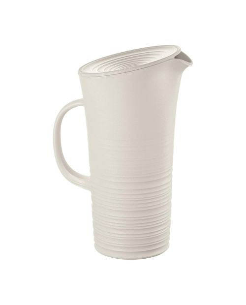 Carafa alba, din plastic reciclat, 1800 ml, colectia Tierra - GUZZINI