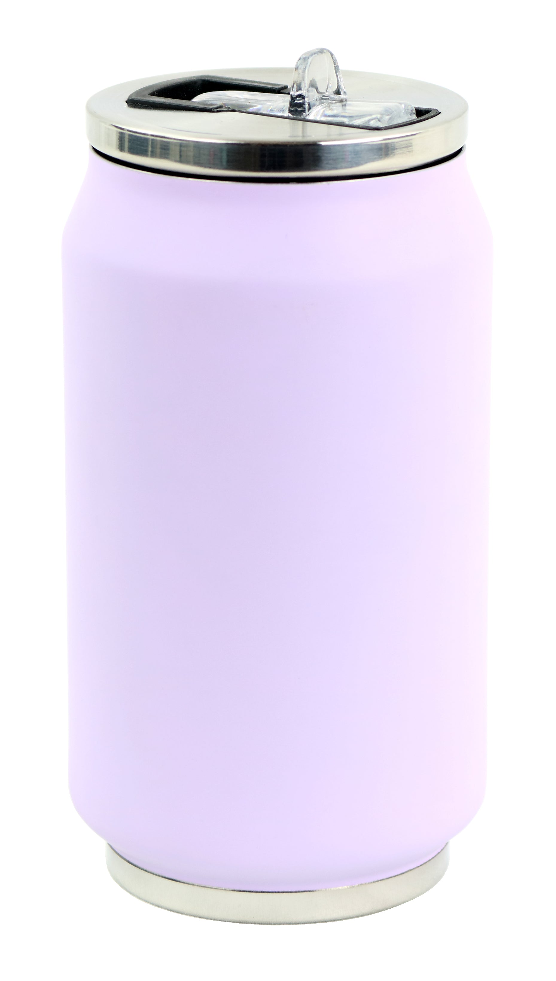 Cutie izoterma cu pai, 280ml, model pastel lavander - YOKO DESIGN
