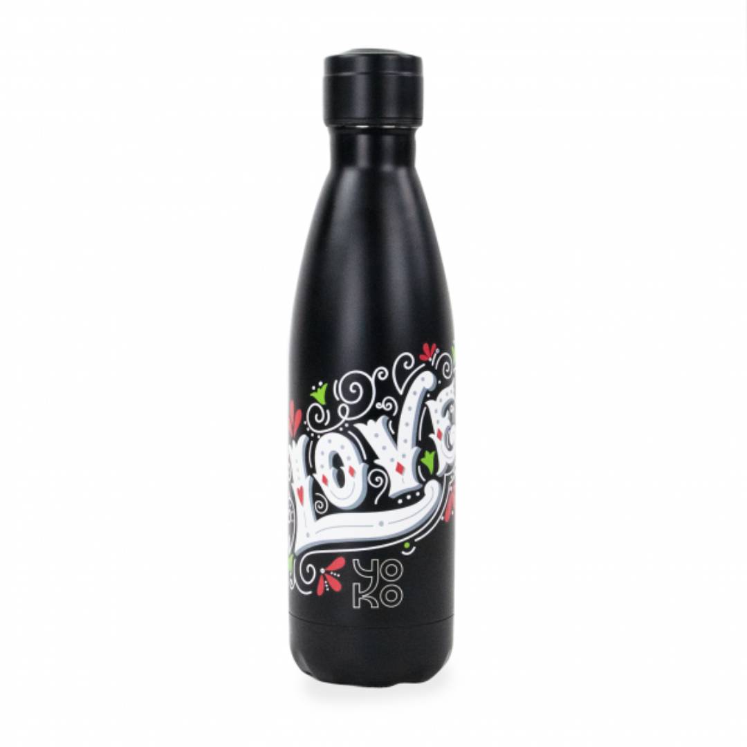 Sticla izoterma, 500 ml, Love - YOKO DESIGN