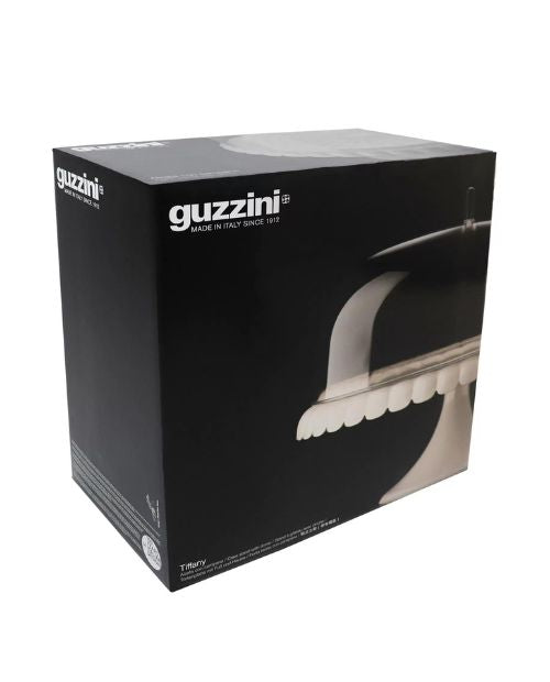 Platou cu picior si dom, alb, colectia Tiffany - GUZZINI - Image 2